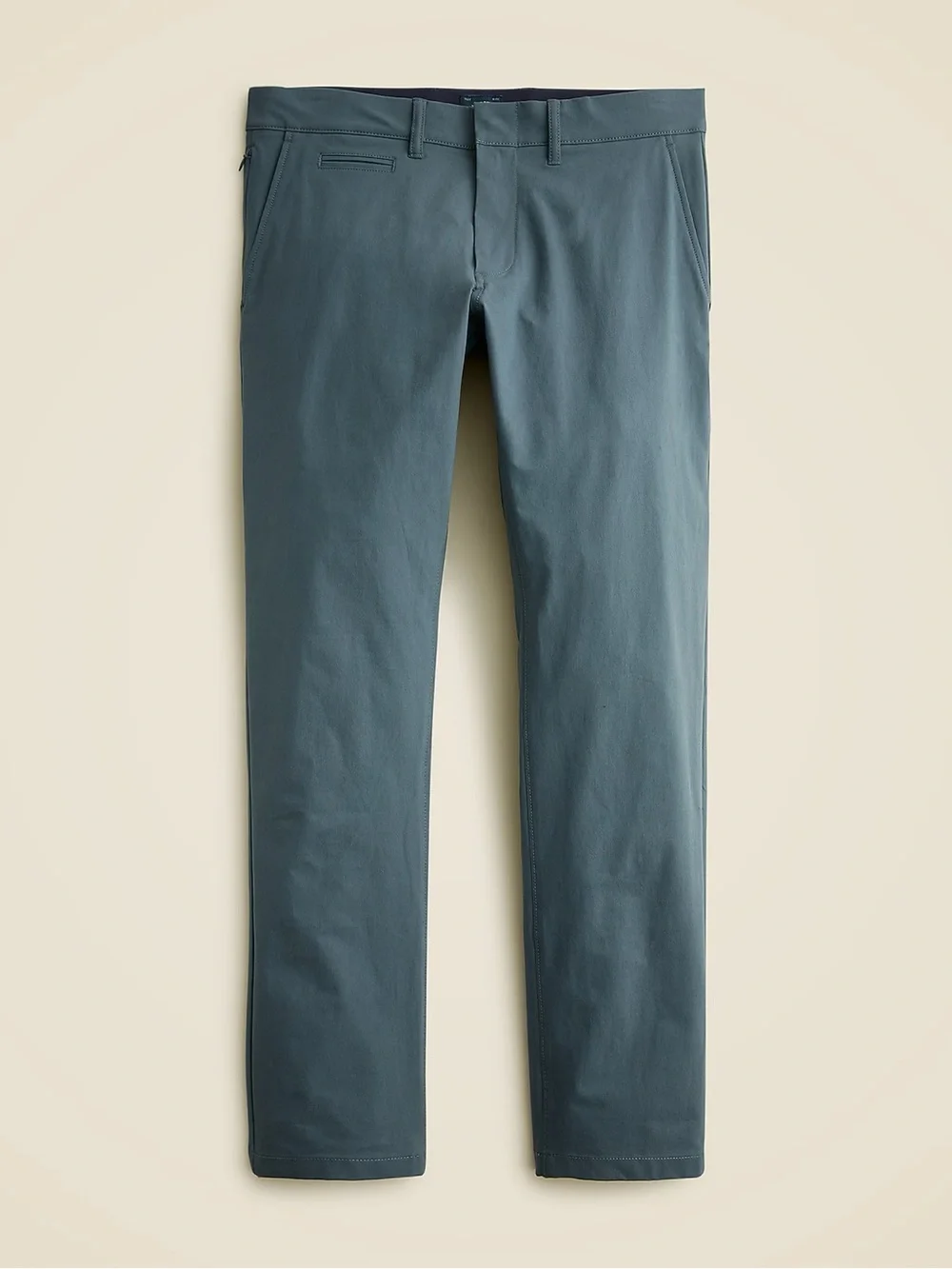 J. Crew Mens 484 Slim Fit Tech Pant W30 L32 Zipper Pocket Stretch Fit