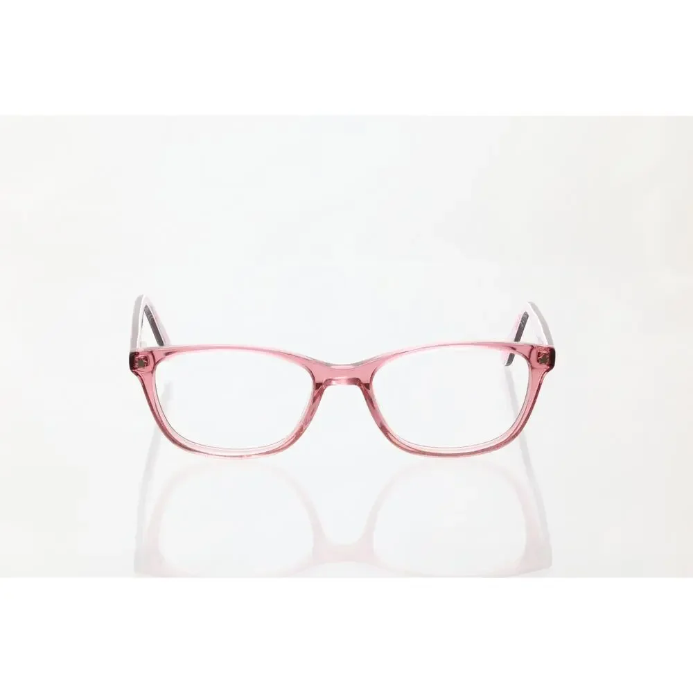 Pez Eyewear P12002 48-16-125 CRYSTAL PINK Eyeglass FRAMES ONLY - GOOD CONDITION