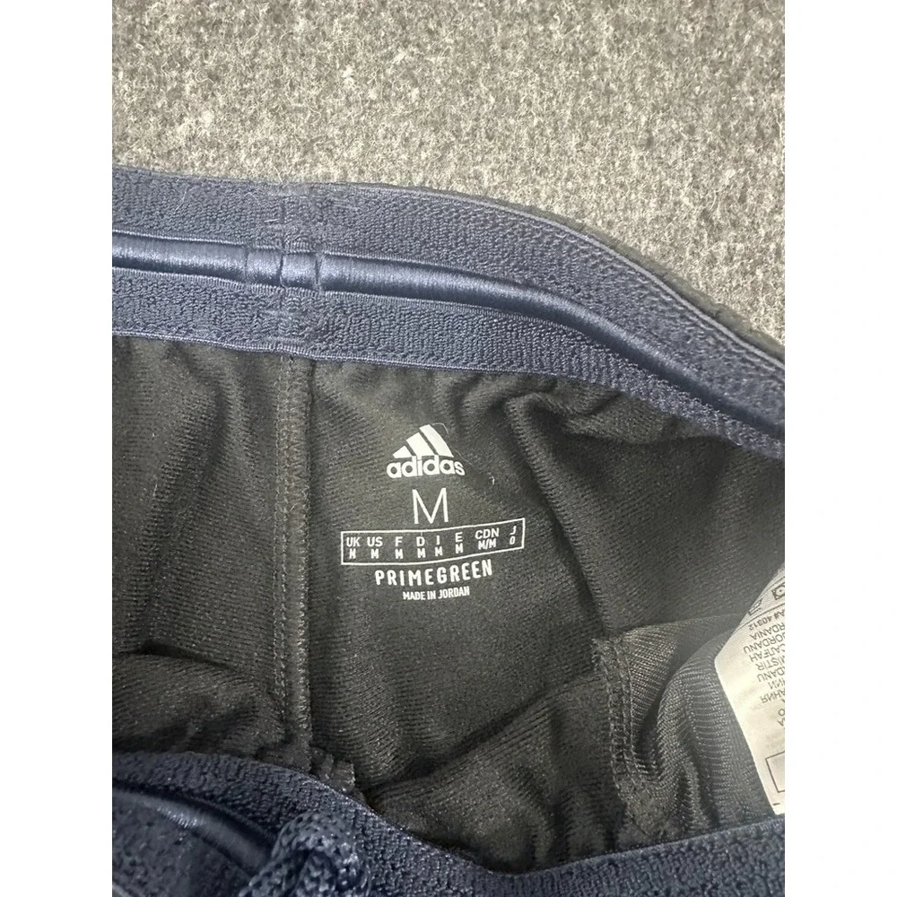 Adidas Track Pants Kids Medium Black Primegreen 3-Stripe Tiro Athletic Training