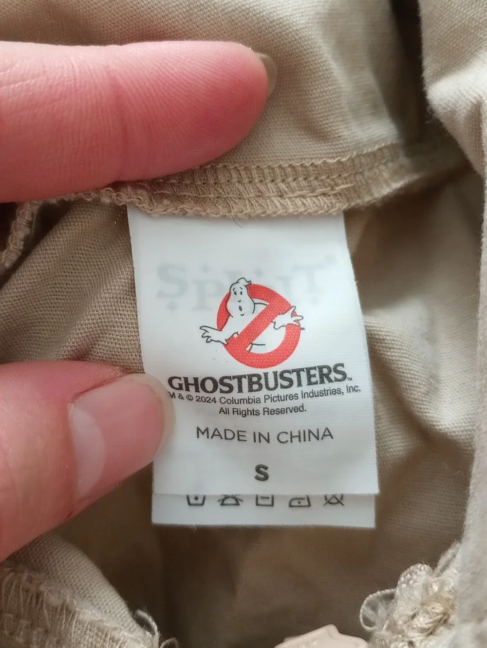 Ghost Busters Jumpsuit Kids Halloween Costume Size Small