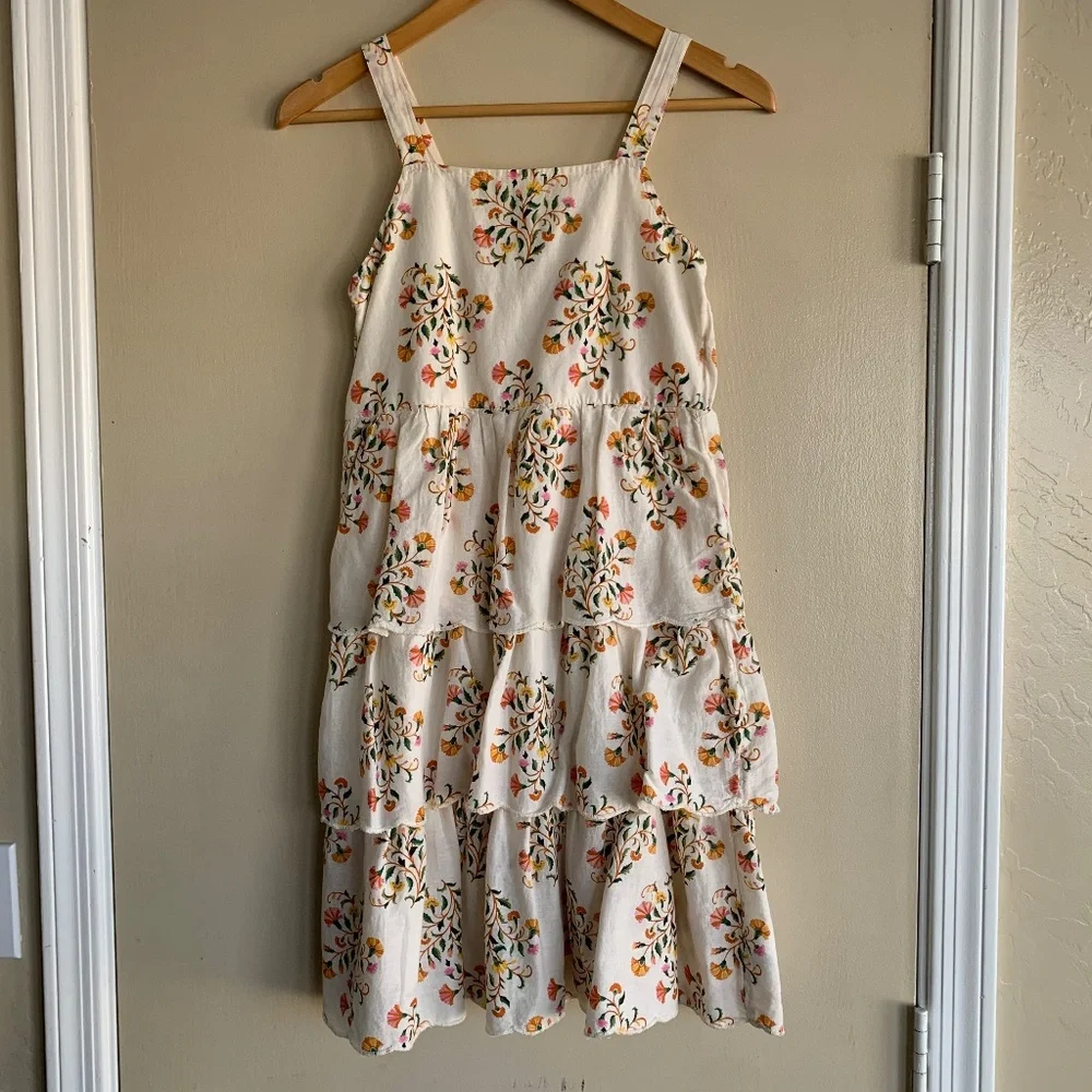 Old Navy Floral Tiered Sundress Girls XL or 14/16 Party Summer Spring