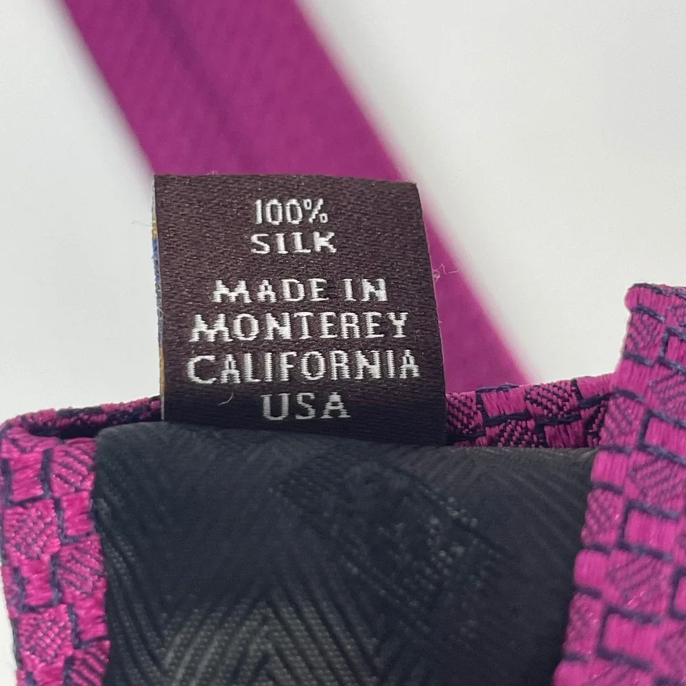 Robert Talbott Best of Class Necktie Magenta Purple Woven Silk Tie Formal Bright
