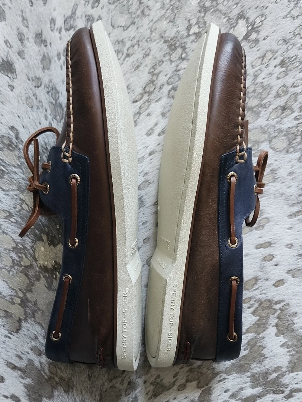 Sperry construction leather
