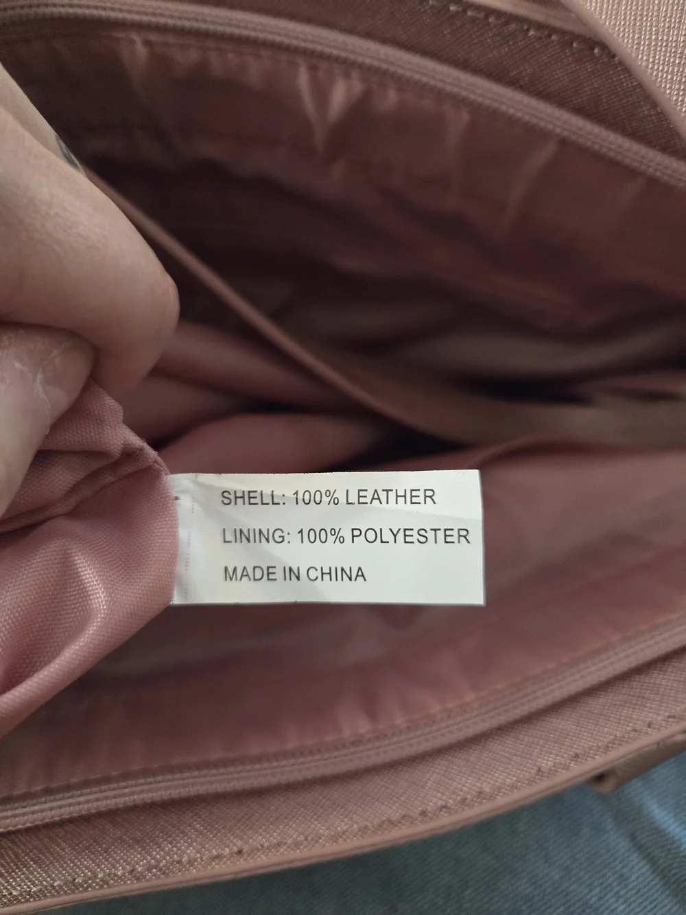 Joy Mangano elegant leather