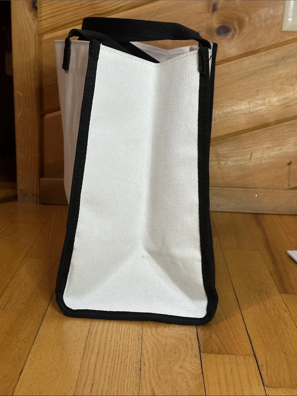 Southern Living Bride Tote in Cream and Black