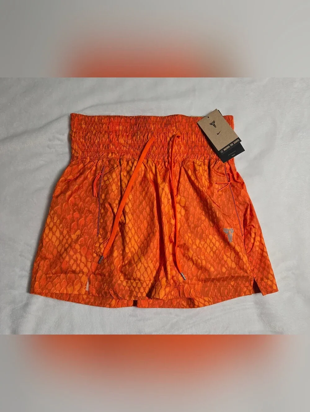 Nike Kobe Woven Skirt Womens Size Small 2-in-1 Safety Orange Snake NWT $130