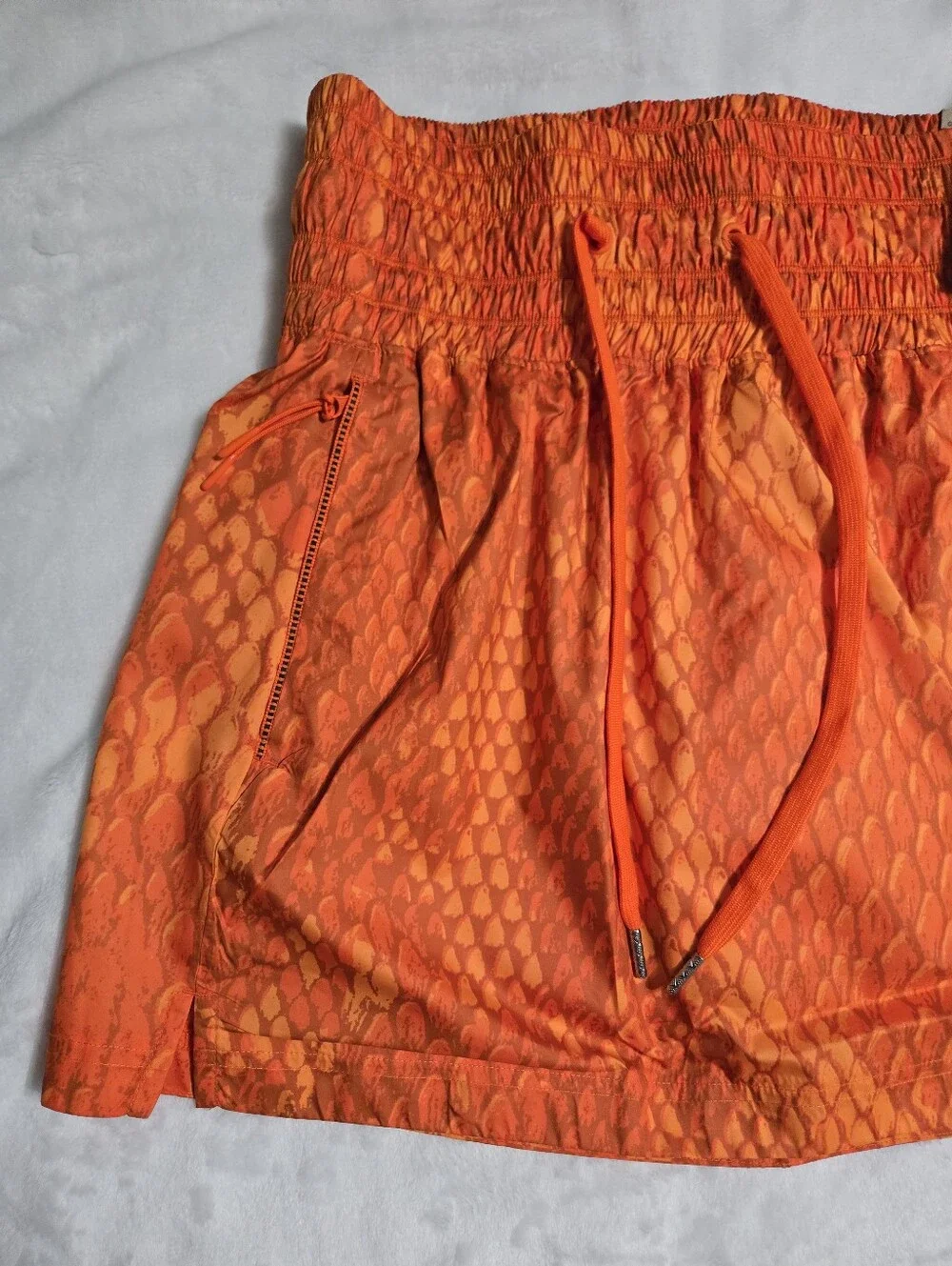 Nike Kobe Woven Skirt Womens Size Small 2-in-1 Safety Orange Snake NWT $130