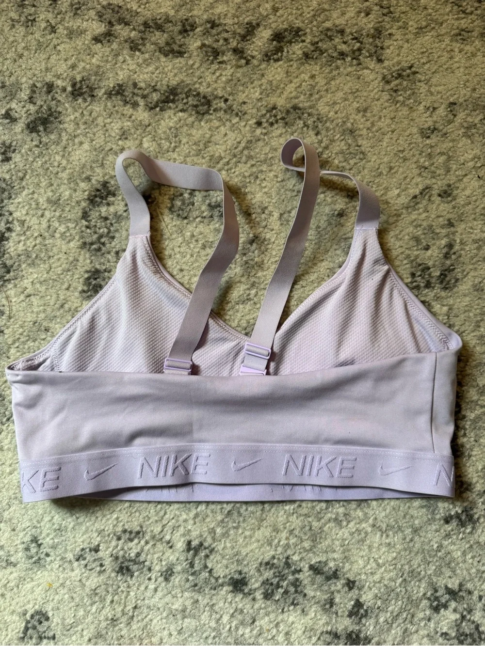 Nike Low-Impact Bralette with Embossed Logo