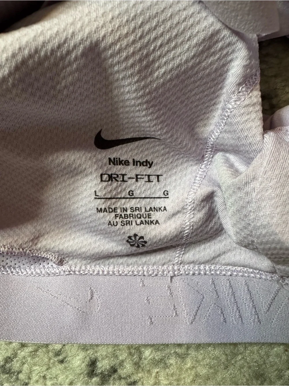 Nike Low-Impact Bralette with Embossed Logo
