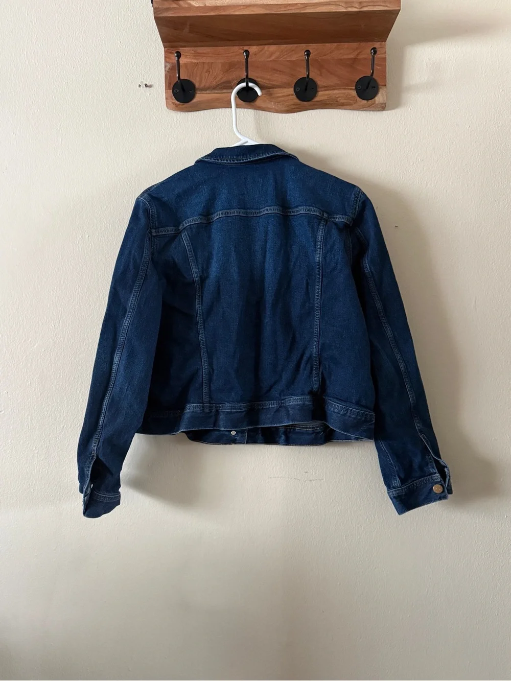 J. Crew Denim Trucker Jean Jacket Medium Wash Americana Preppy size XL