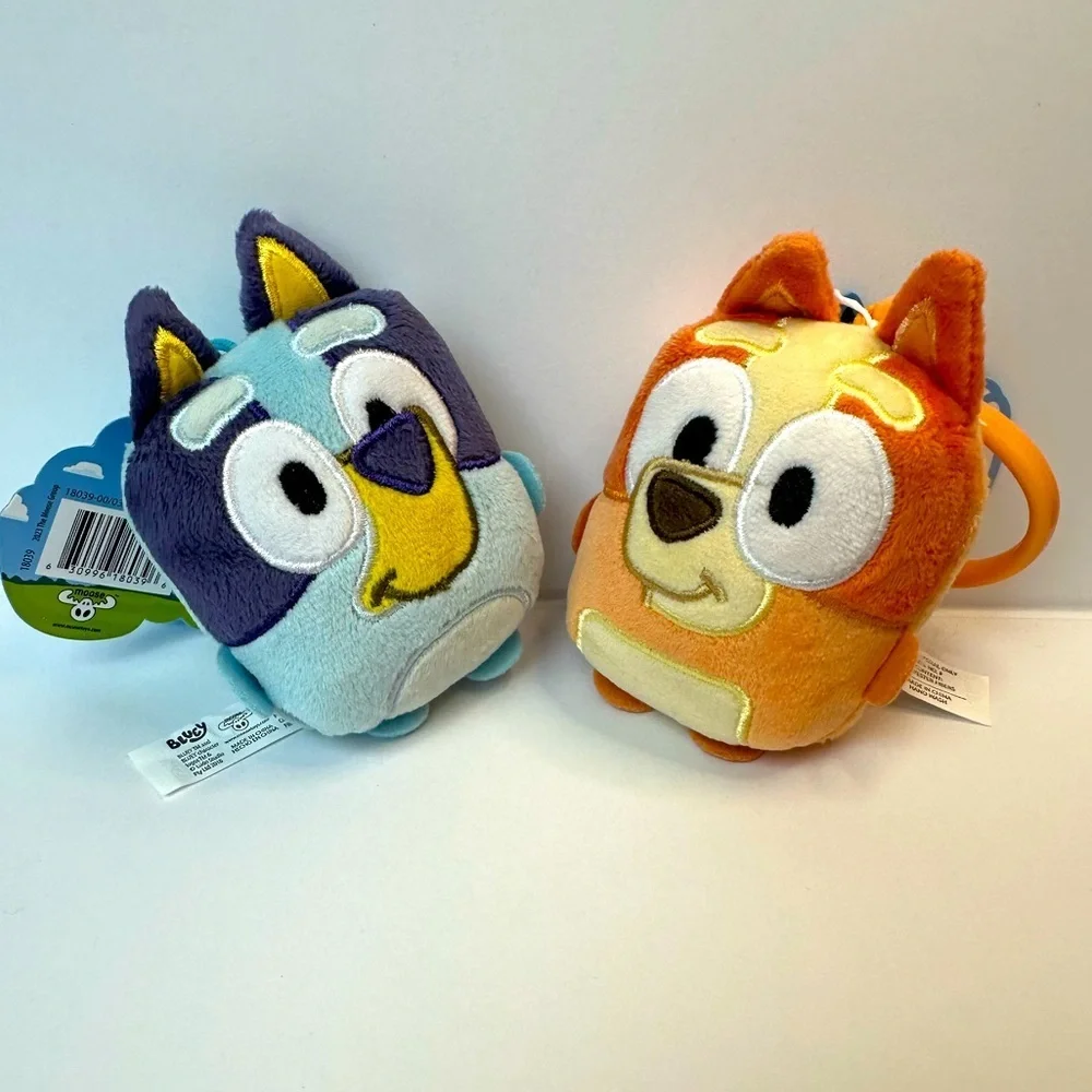 Bluey and Bingo Plush bag charms set of 2 NWT