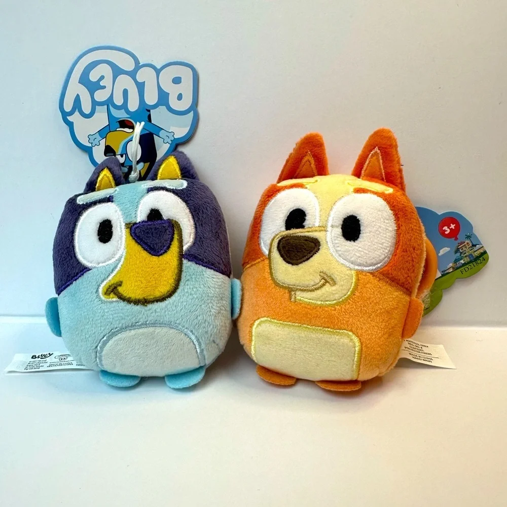Bluey and Bingo Plush bag charms set of 2 NWT