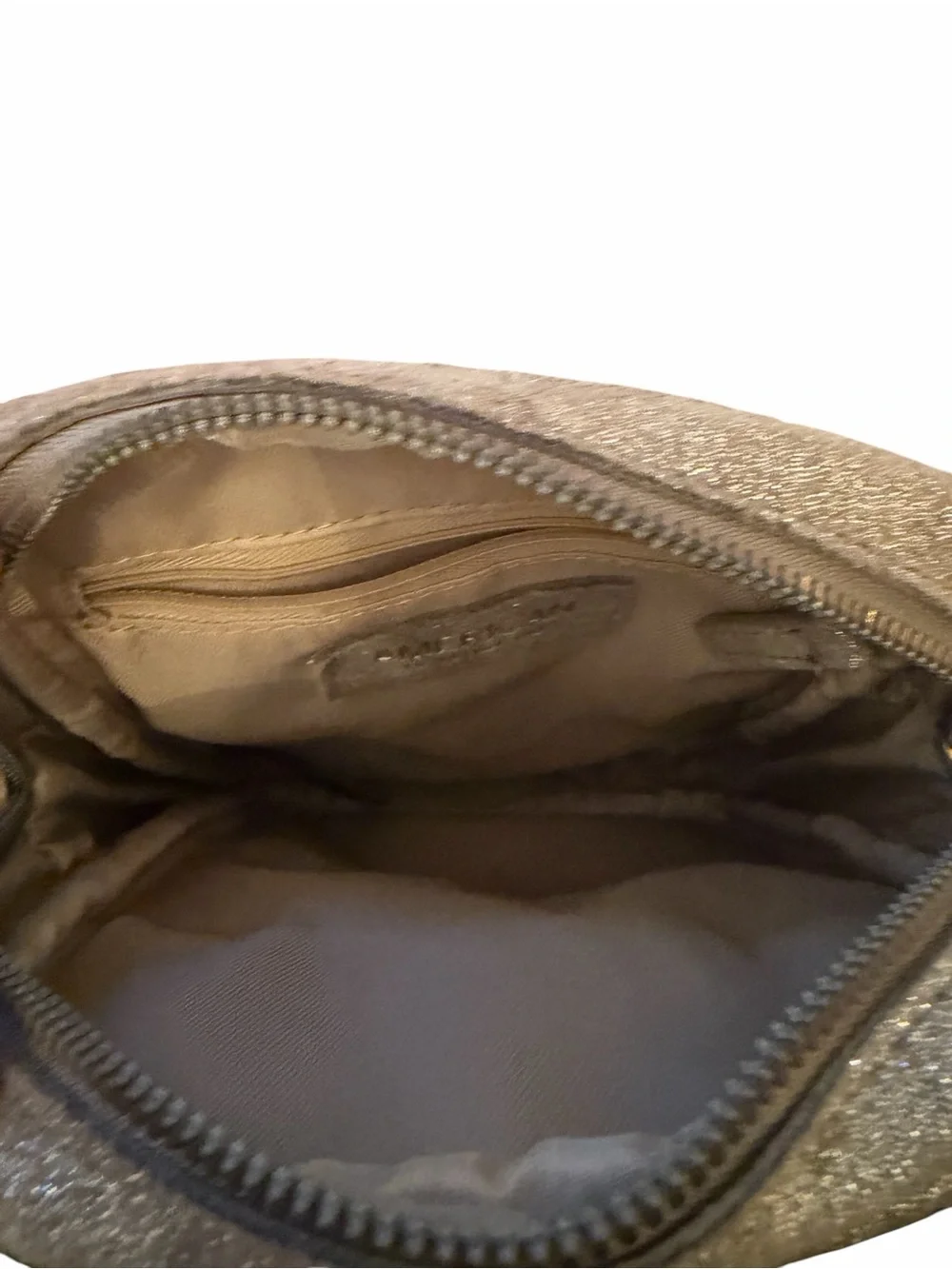 American Leather Co Cleveland NS Crossbody Charcoal Shimmer Leather NWT Bag