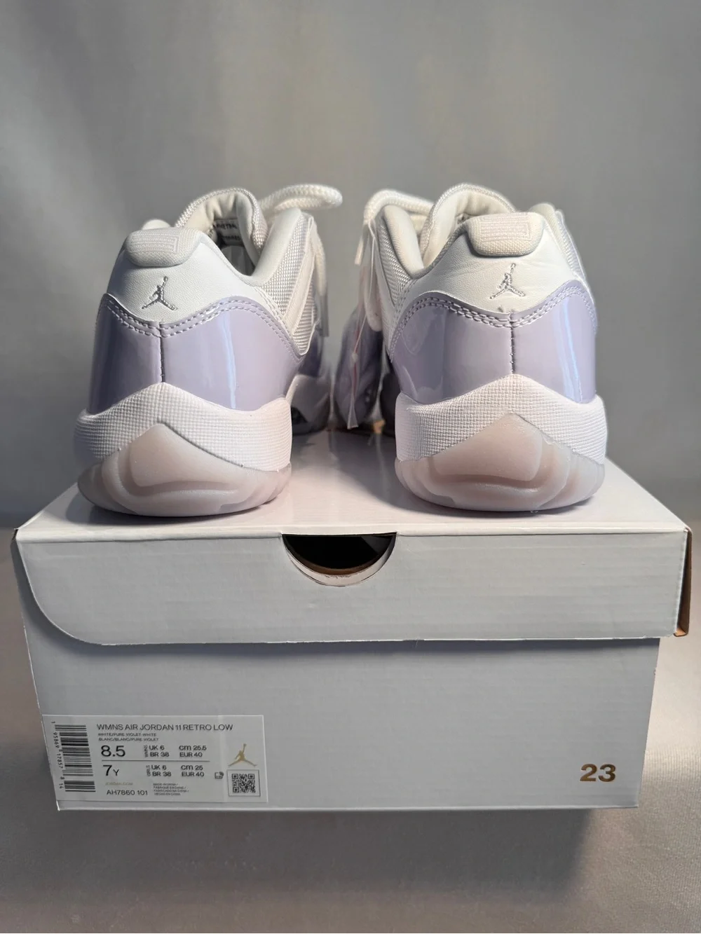 Nike outsole icy toe