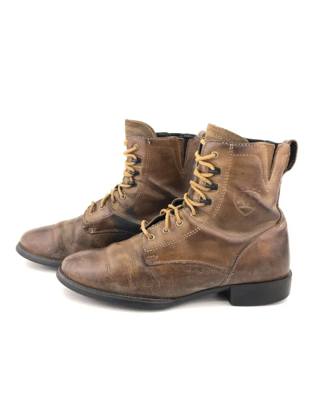Ariat Heritage Lacer Brown Leather Western Boots 8B