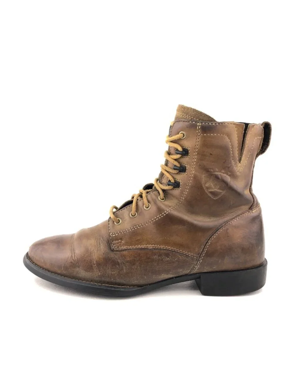 Ariat Heritage Lacer Brown Leather Western Boots 8B