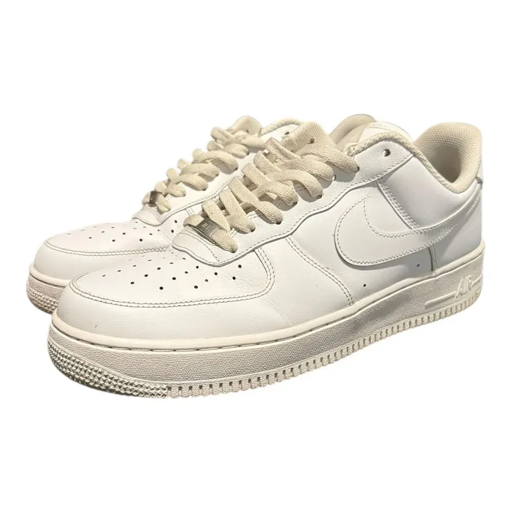 Nike Air Force 1 Low AF1 '07 Triple White 315122-111 Mens Size 12  Sneakers