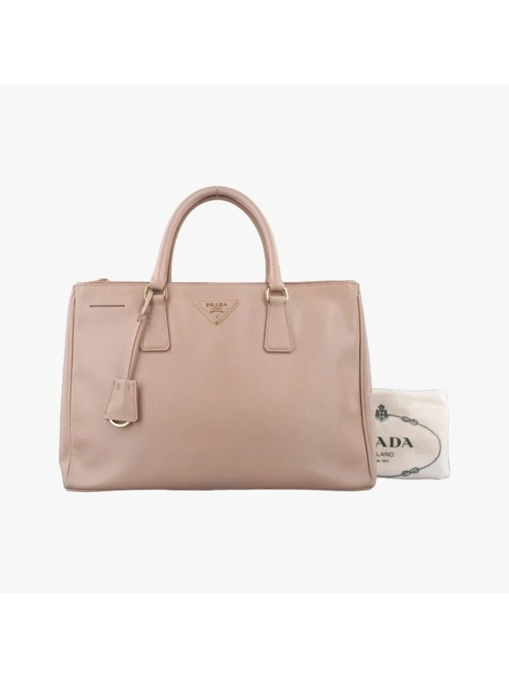 Prada Galleria Pink Saffiano Leather 25 Handbag