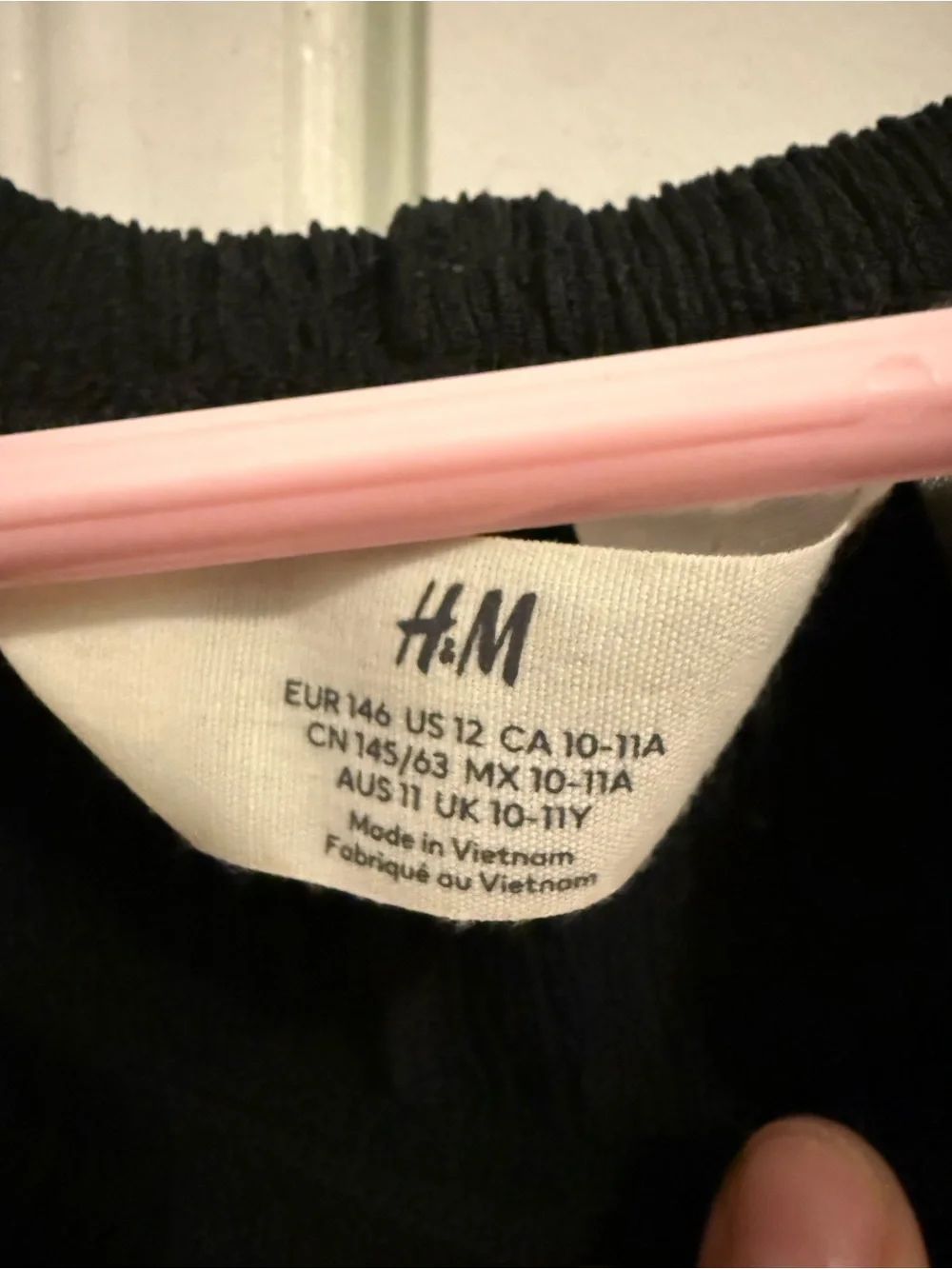 H&M Black Swim Cover up pants