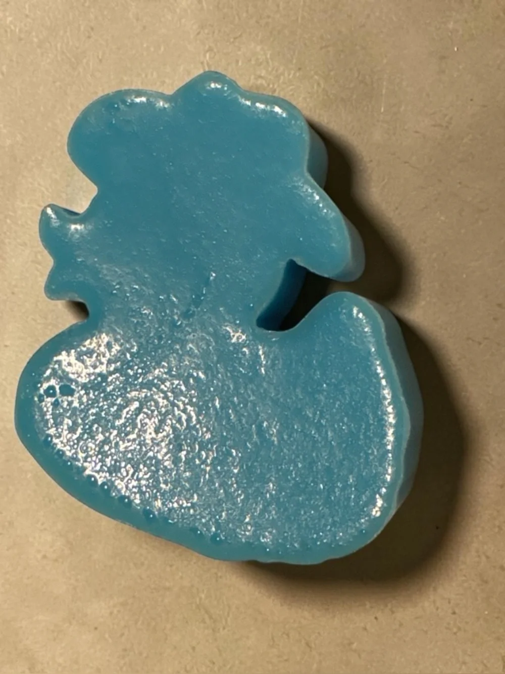 Lavender soap duck 3x3in 8oz handmade shea butter based