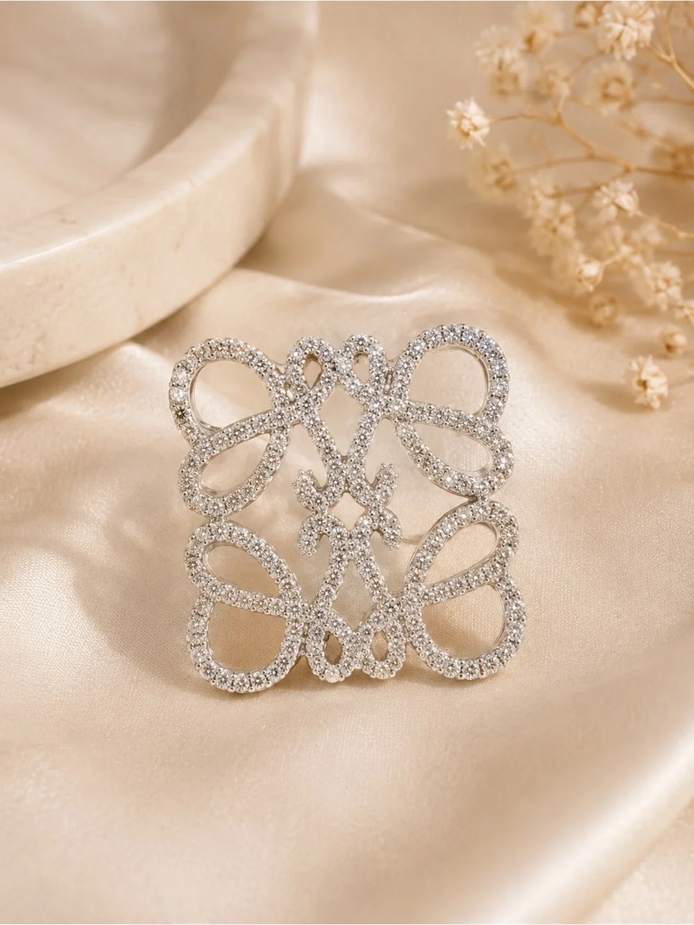 Anthropologie gorgeous silver