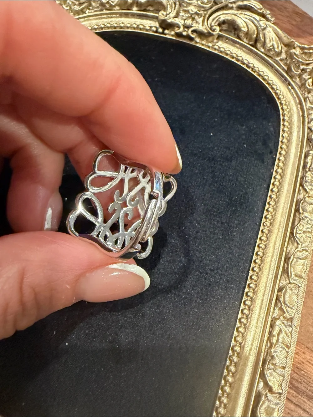 Anthropologie gorgeous silver
