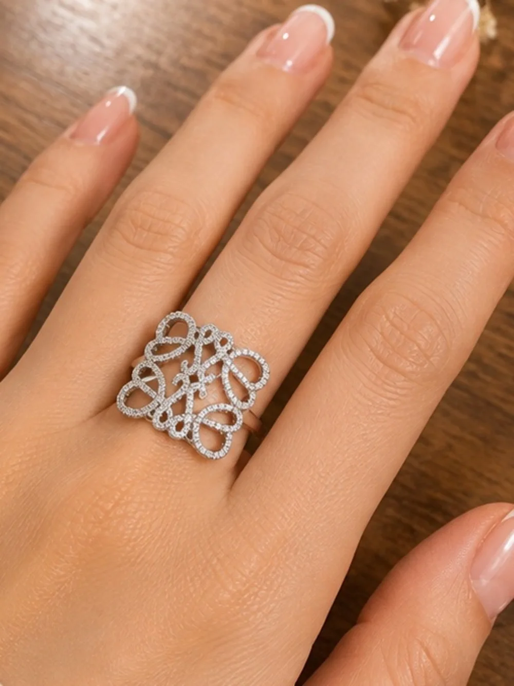 Anthropologie gorgeous silver