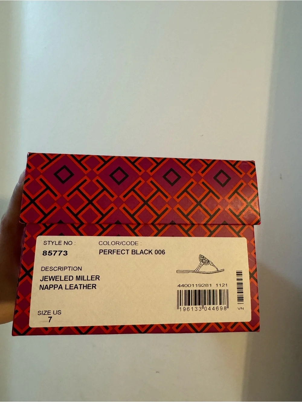 Tory Burch black thong