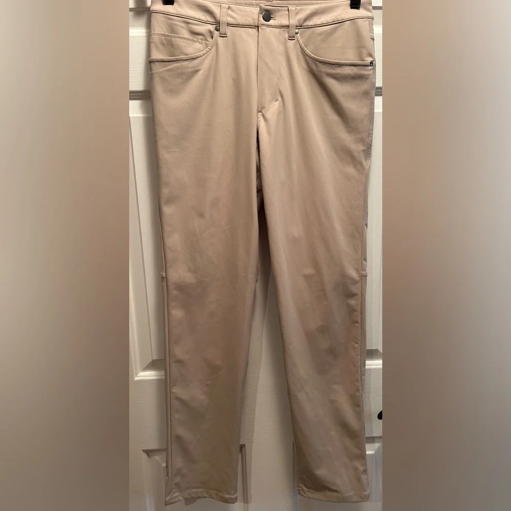 Lululemon Comfortable and Versatile Tan Pants, Size 30