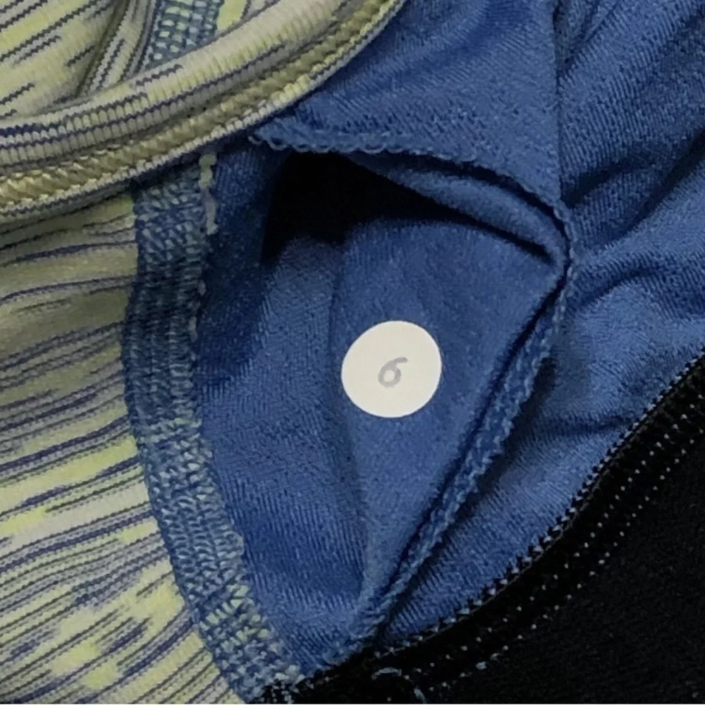 Lululemon No Limits Tank Top Bra Attached Blue Tank | Size 6 | NWOT