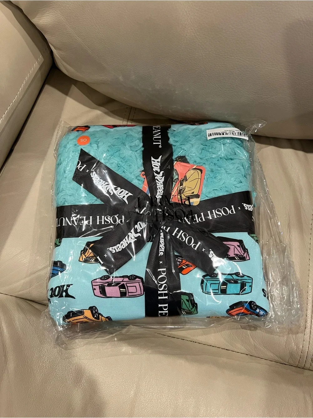 Posh Peanut Hot Wheels Retro Minky Luxette Blanket
