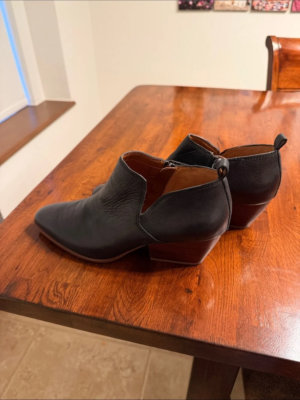 Franco Sarto black leather