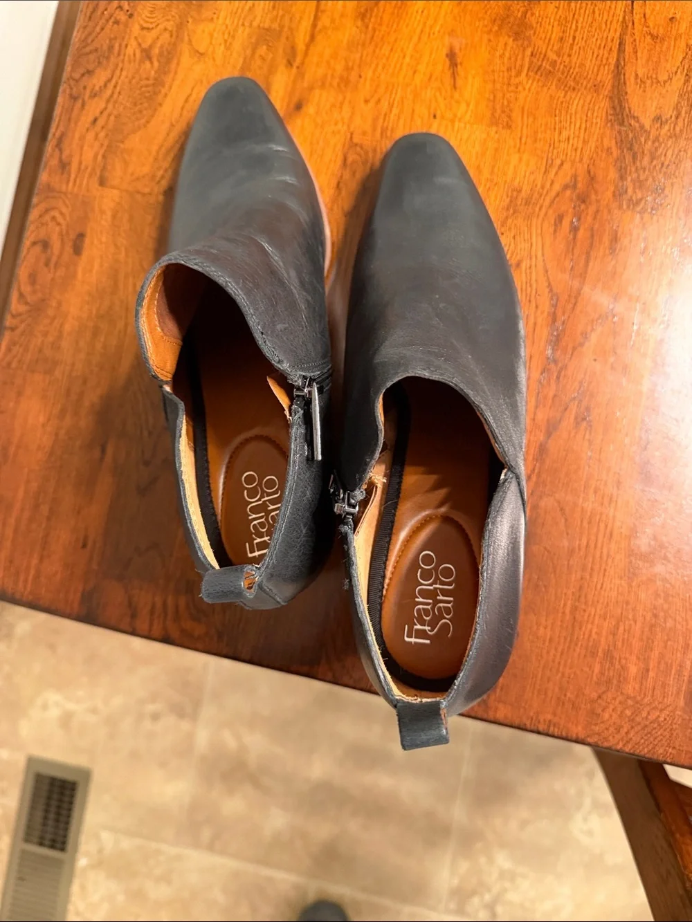 Franco Sarto black leather