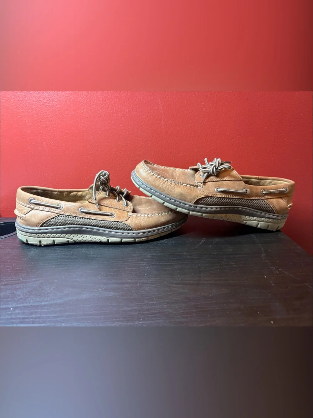 Sperry Men's Tan Leather Boat Shoes