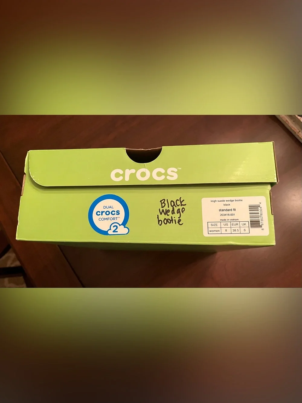 CROCS black suede