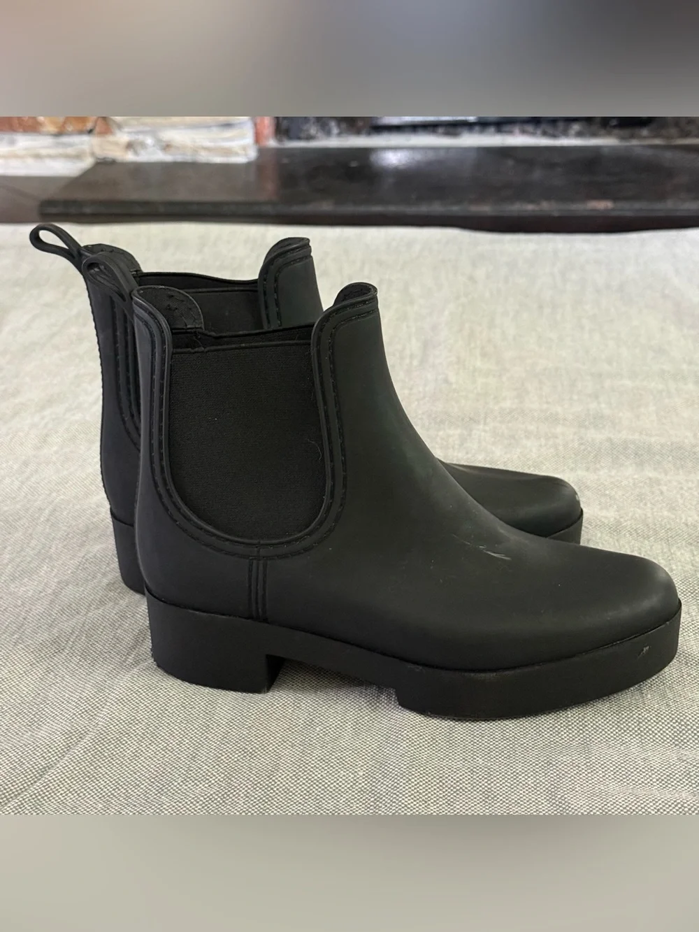 Jeffrey Campbell Black Chelsea Ankle Booties