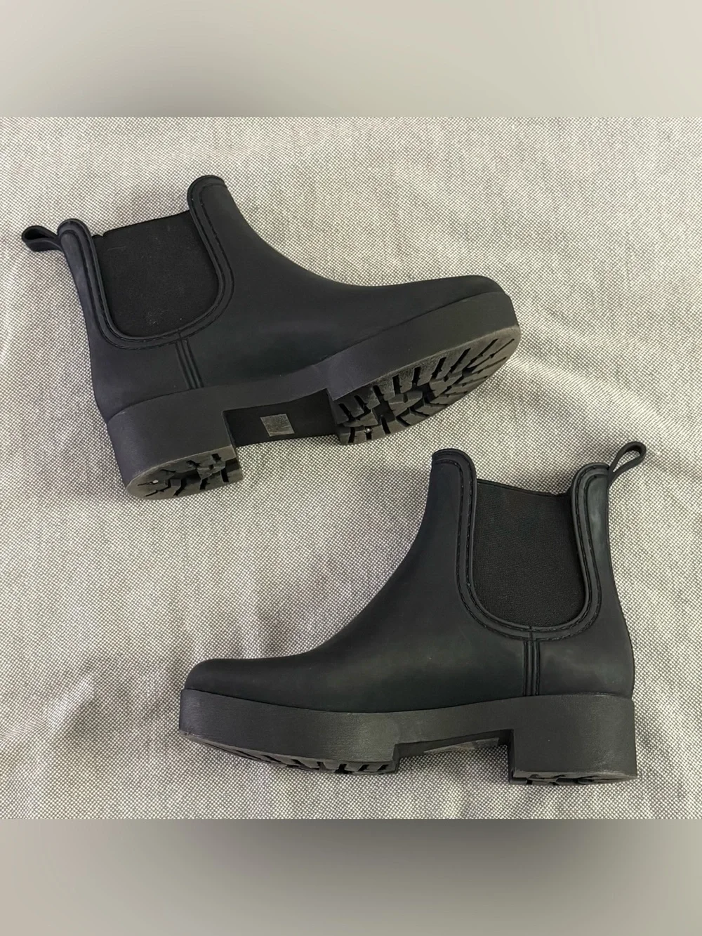 Jeffrey Campbell Black Chelsea Ankle Booties