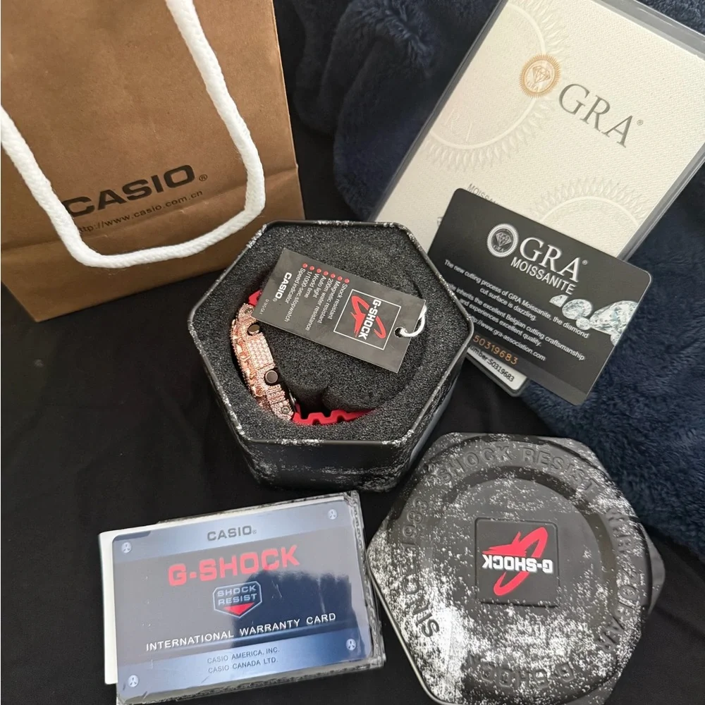 Casio catching sparkling shock