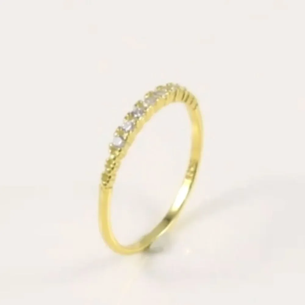 925 diamond simplicity ring sz 6