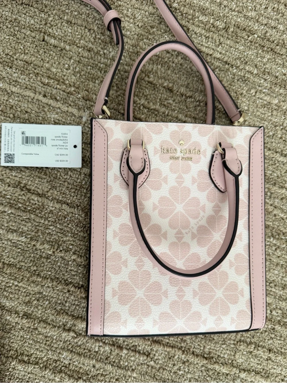 kate spade spade print strap