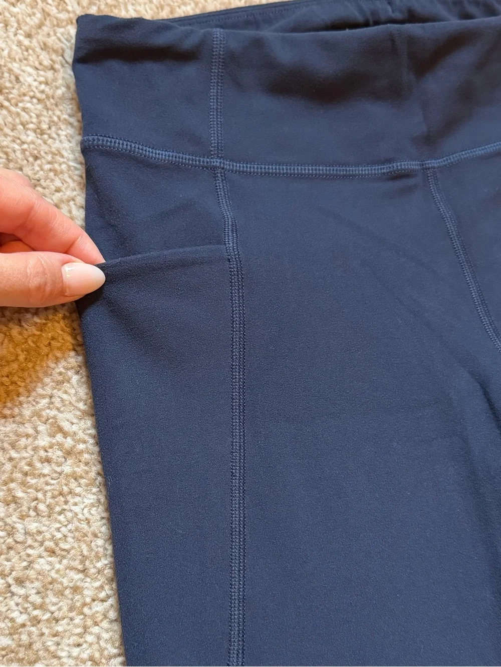 Athleta Girl Stash Your Treasures Tight Navy Blue Size XL/14 Activewear Leggings