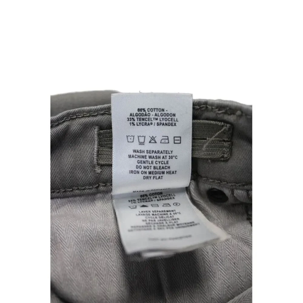 DL1961 Boys Cotton Zippered Straight Casual Jeans Gray Size 14