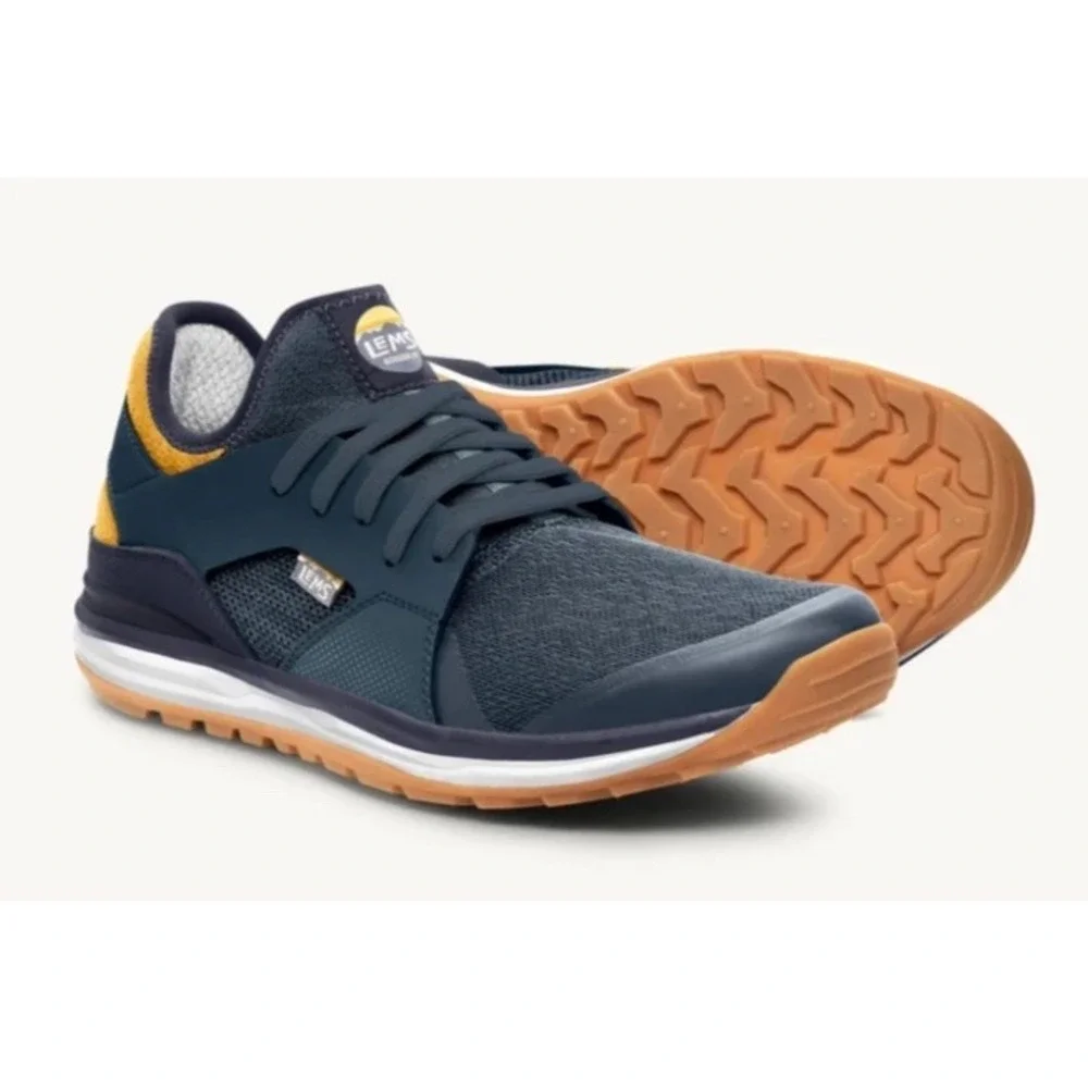 LEMS Mesa Coastal Blue Trail Shoes Men's US 11 D Runners Hiking Minimalist EUC