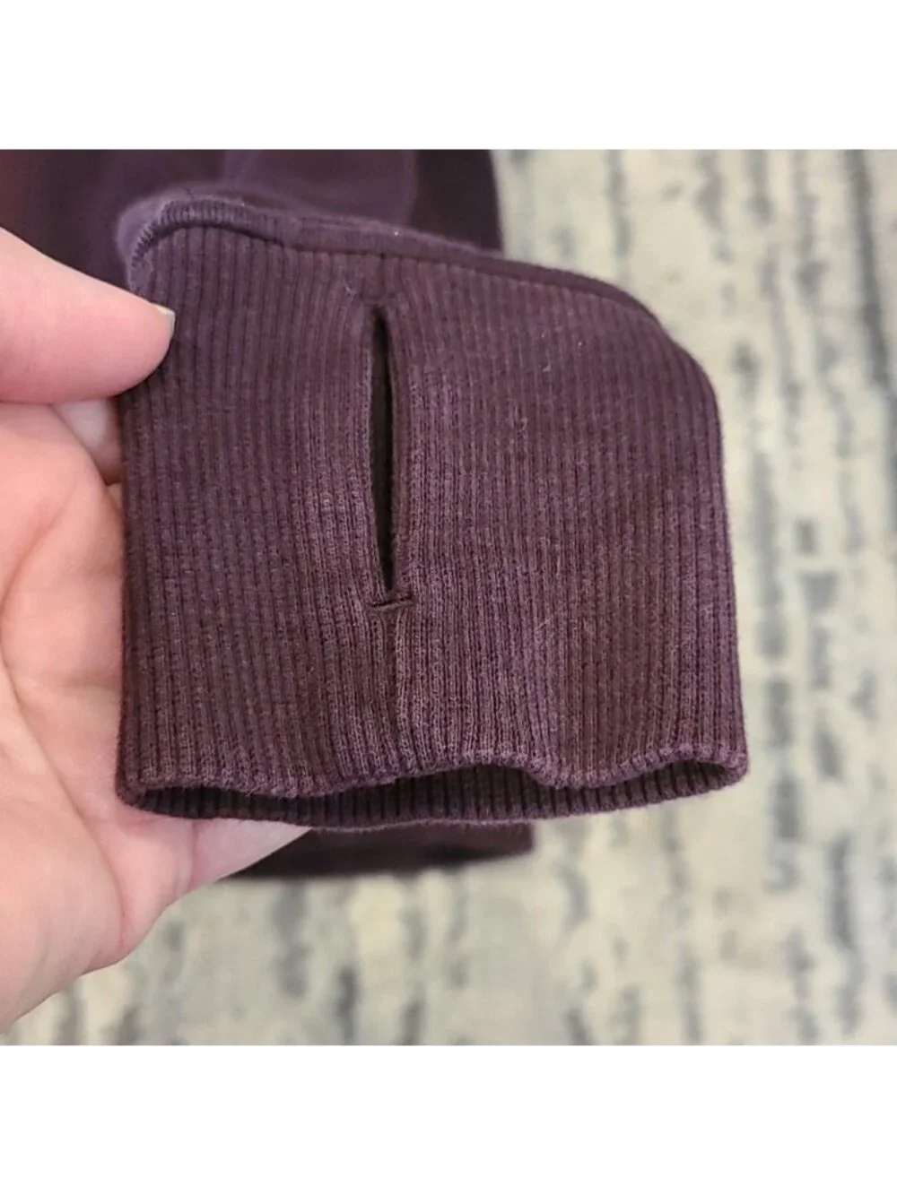 Lululemon Light As Warmth Scuba Black Cherry