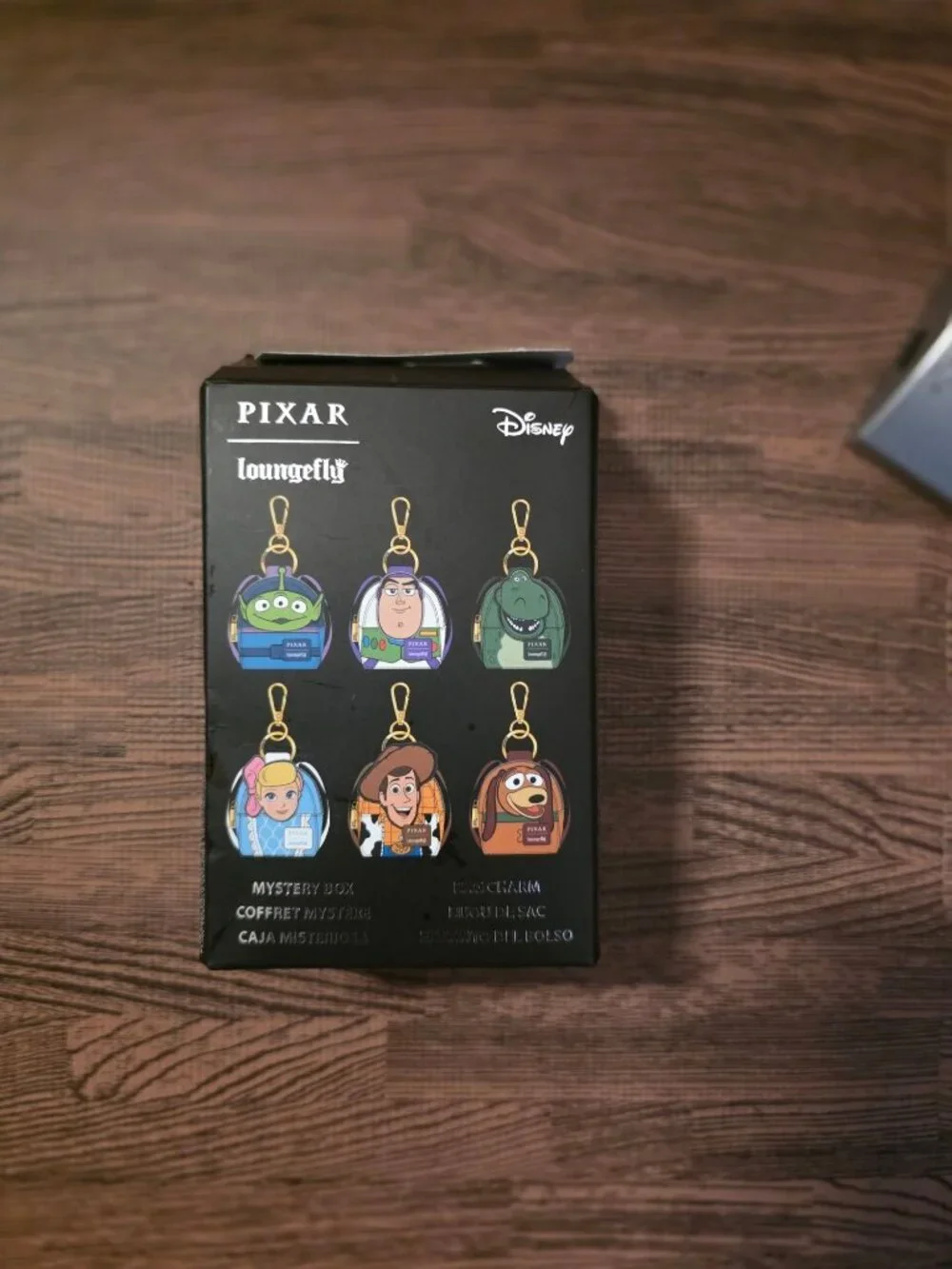 Pixar Loungefly Mystery Box Woody Mini Backpack Bag Charm Keychain New