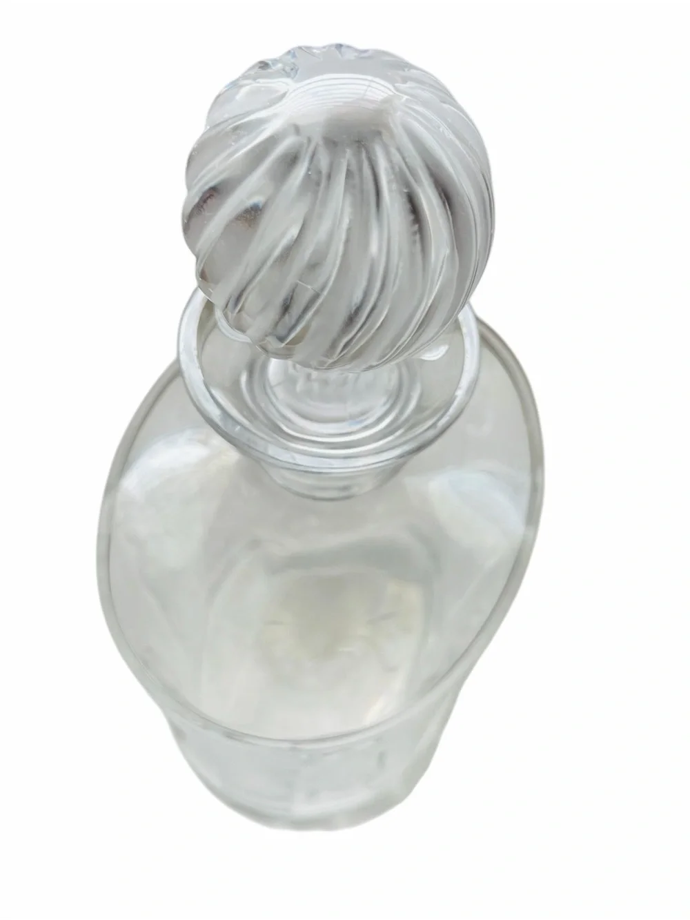 Lalique 25” decanter vintage