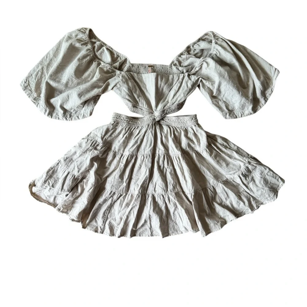 Free People holes stains dress