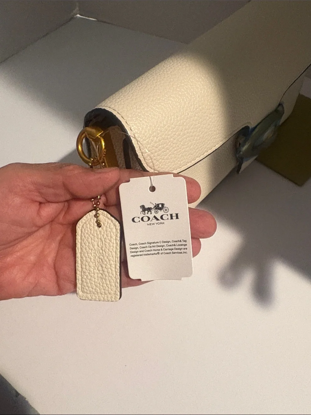 Coach pebbled leather