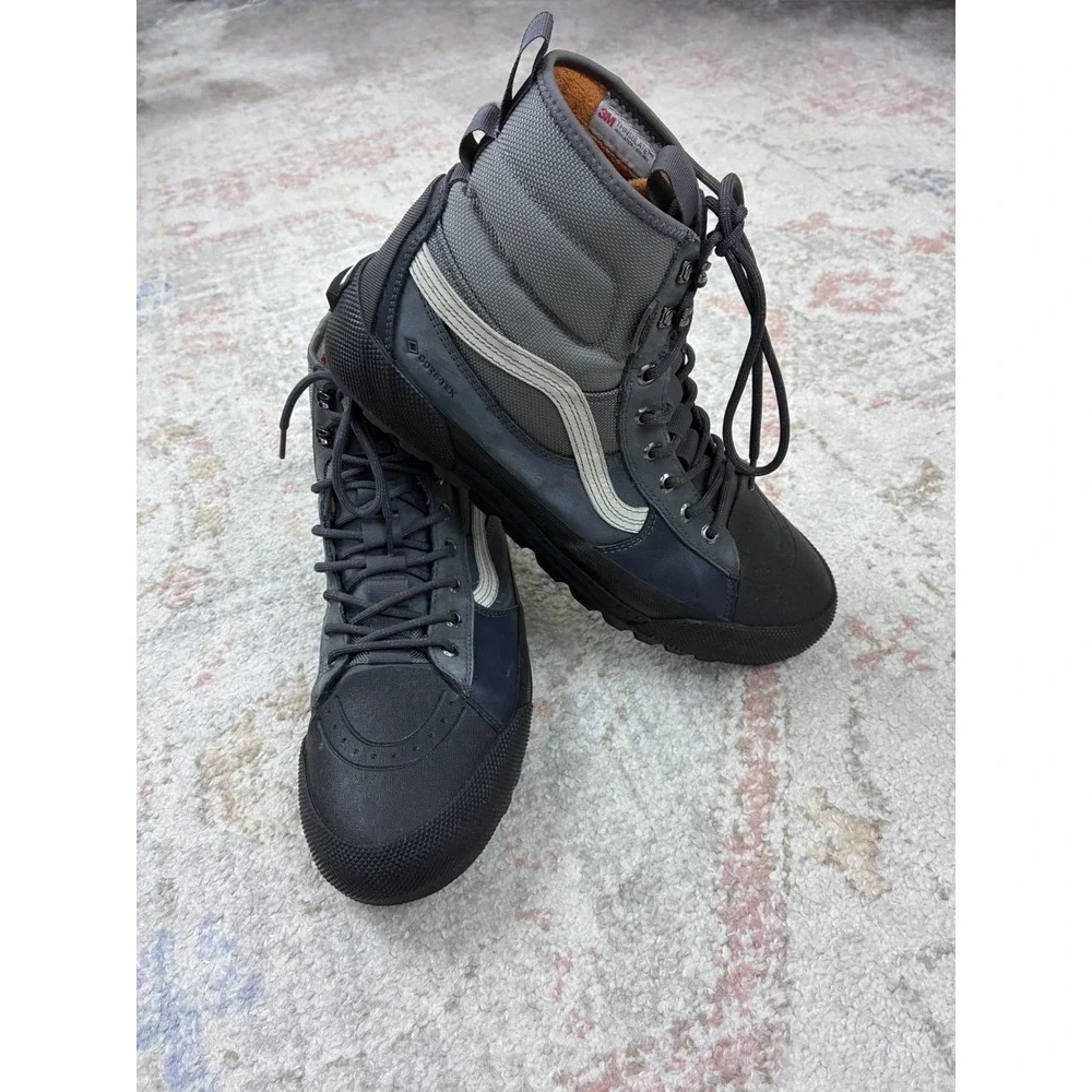 VANS Sk8-Hi Gore-Tex MTE-3 Boots Grey Black Winter Hiking Men's Size 12