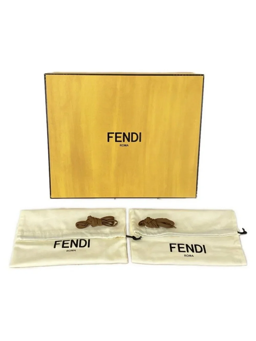 Fendi Short Boots 36 Khaki Light Brown Black Zucca Pattern Leather